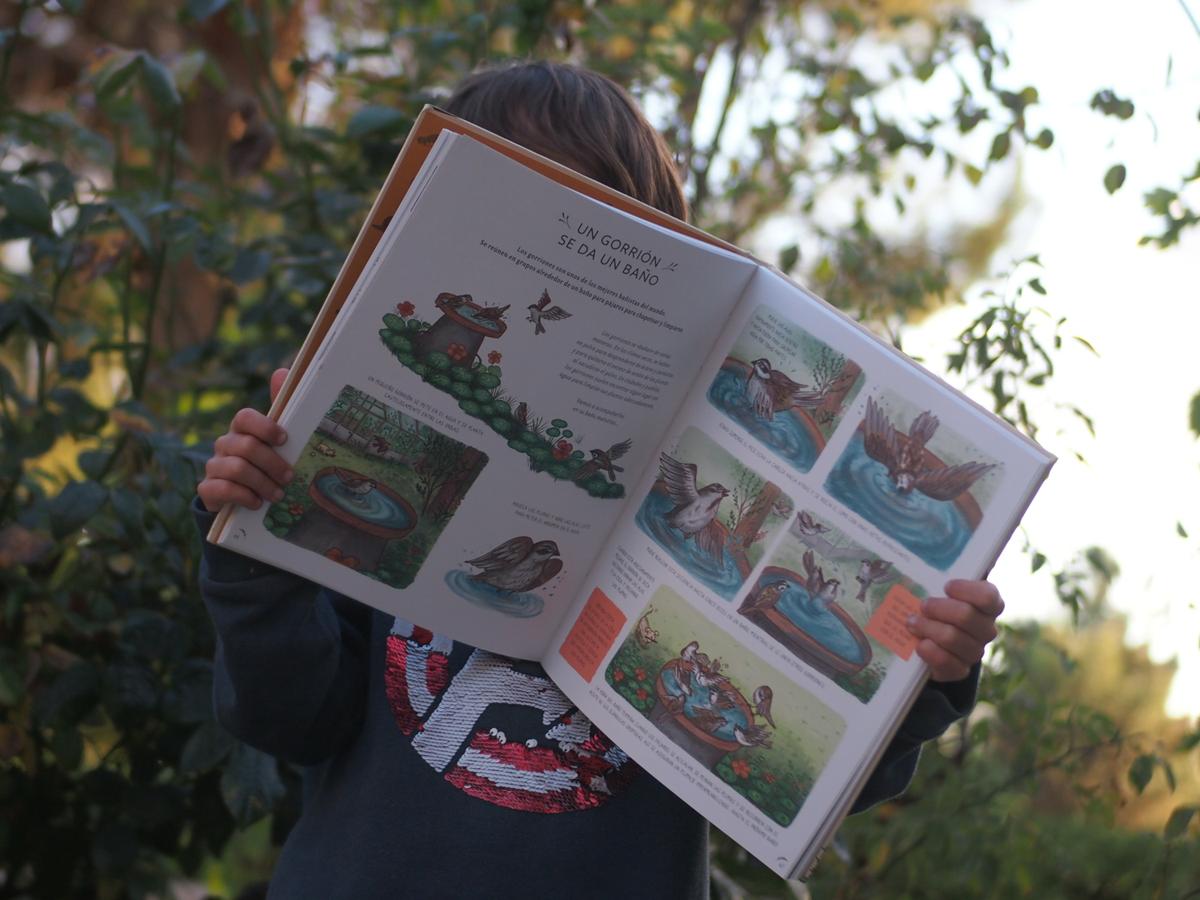 Un pagina por dentro del libro ilustrado