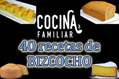 Descarga GRATIS 40 recetas de bizcocho | Cocina