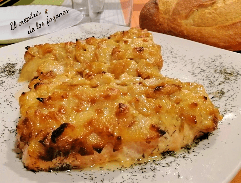 pastel invertido de manzana