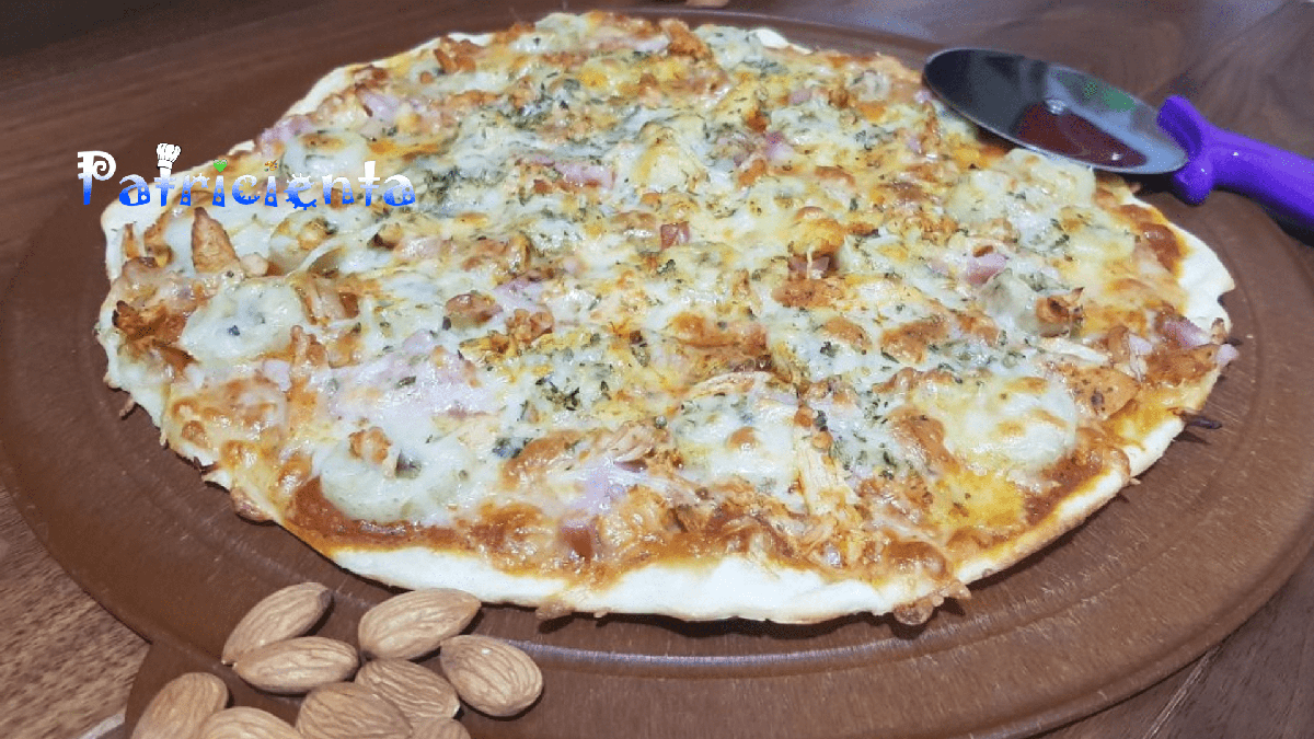 Pizza de plátano y curry
