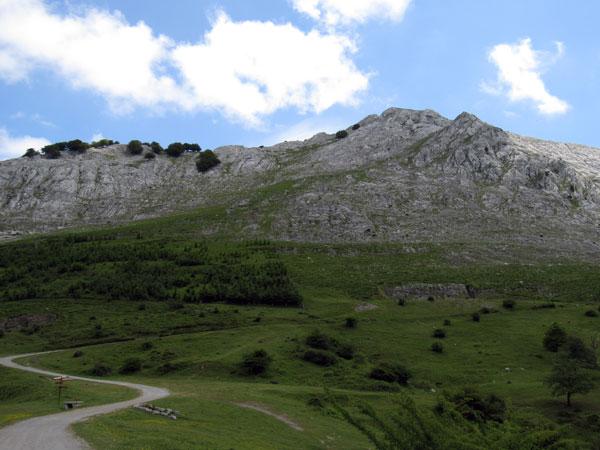 Collado de Asuntza. Un auténtico marco incomparable.