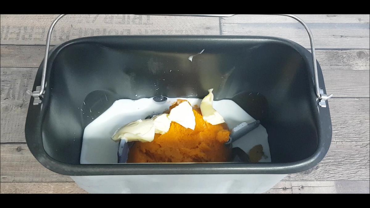 Pan de molde de calabaza