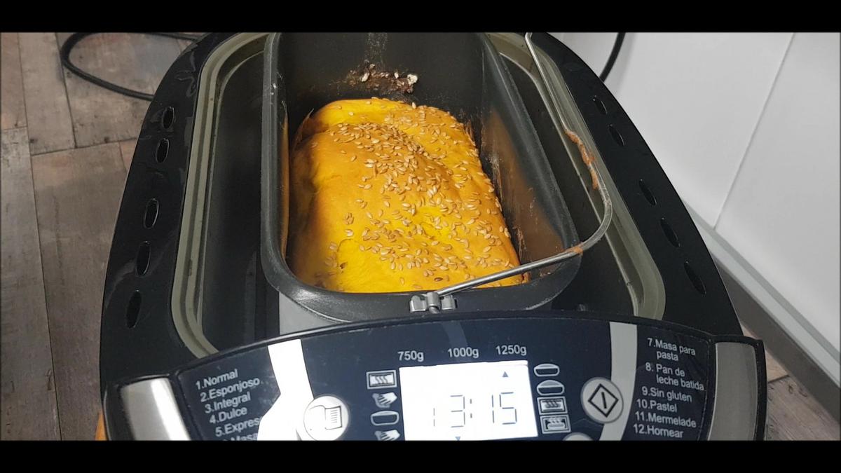 Pan de molde de calabaza