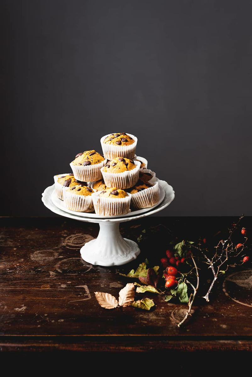 Como hacer Magdalena de calabaza con pepitas de chocolate