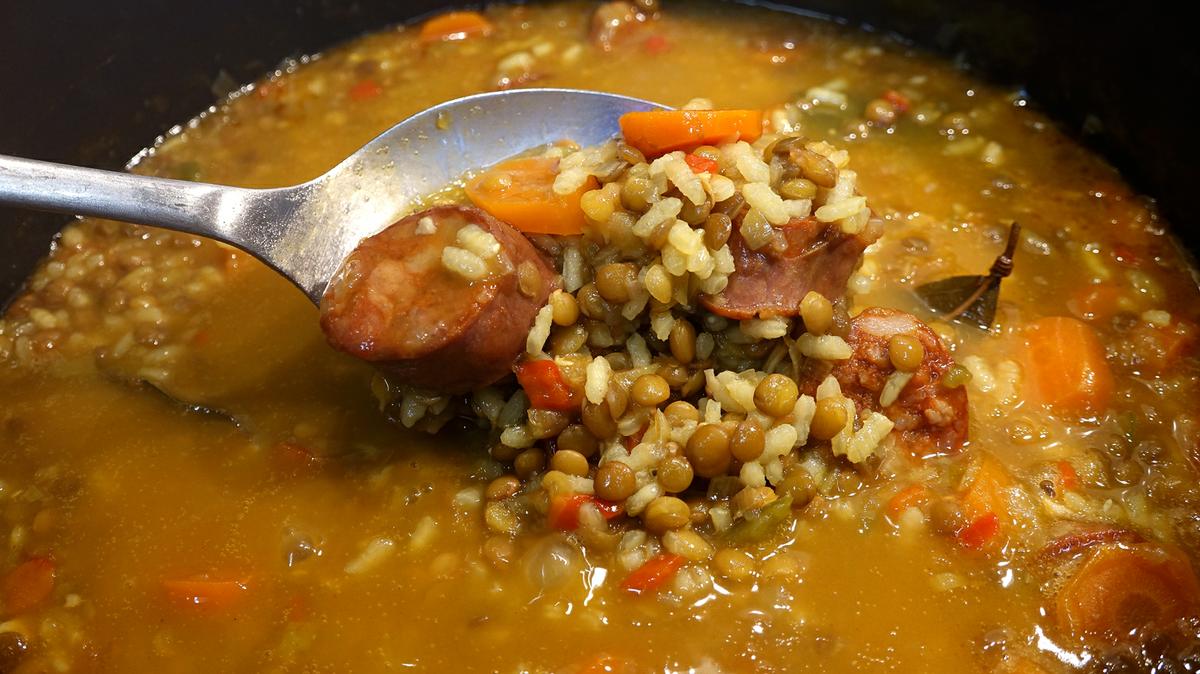LENTEJAS CON ARROZ, UNA RECETA SALUDABLE Y DELICIOSA - Foto 12