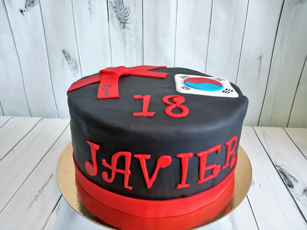 Tarta Taekwondo