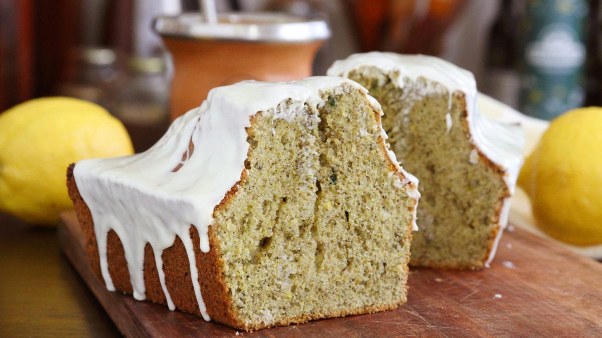 budin de limon yerba mate