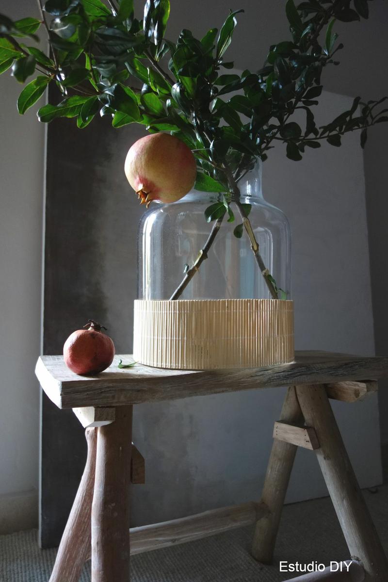 cómo decorar un jarrón