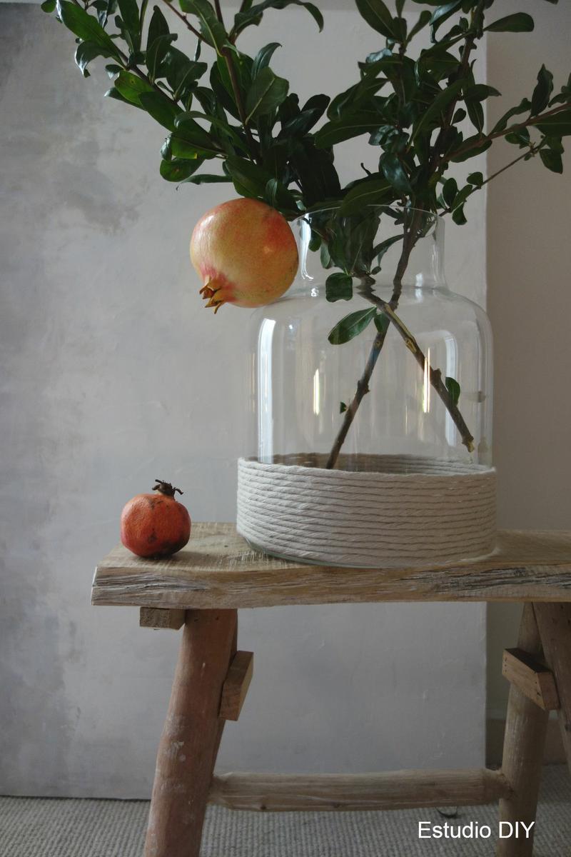 cómo decorar un jarrón