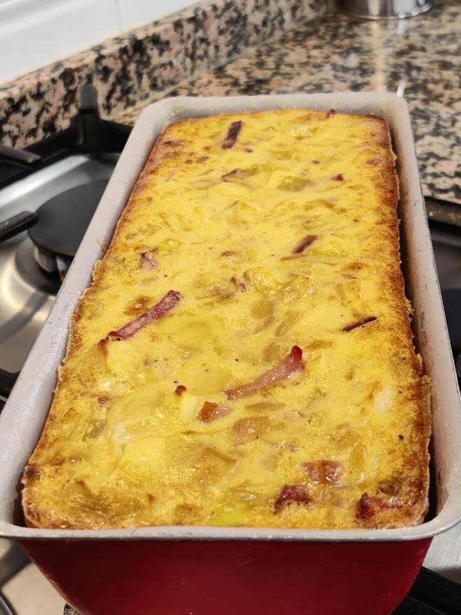 Pastel de puerros