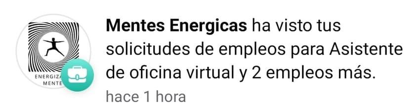 candidatura empleo asistente de oficina en internet