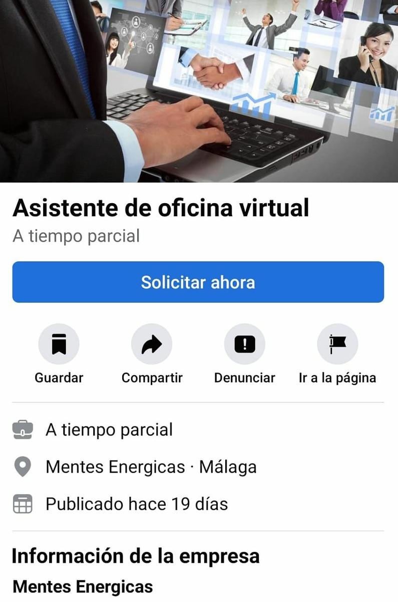 Asistente virtual de oficina freelance trabajo en malaga