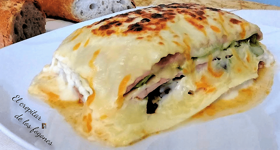 lasaña de pollo