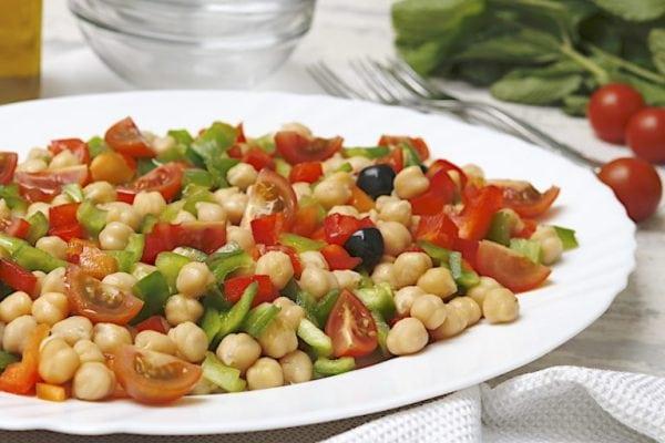 ensalada de garbanzos