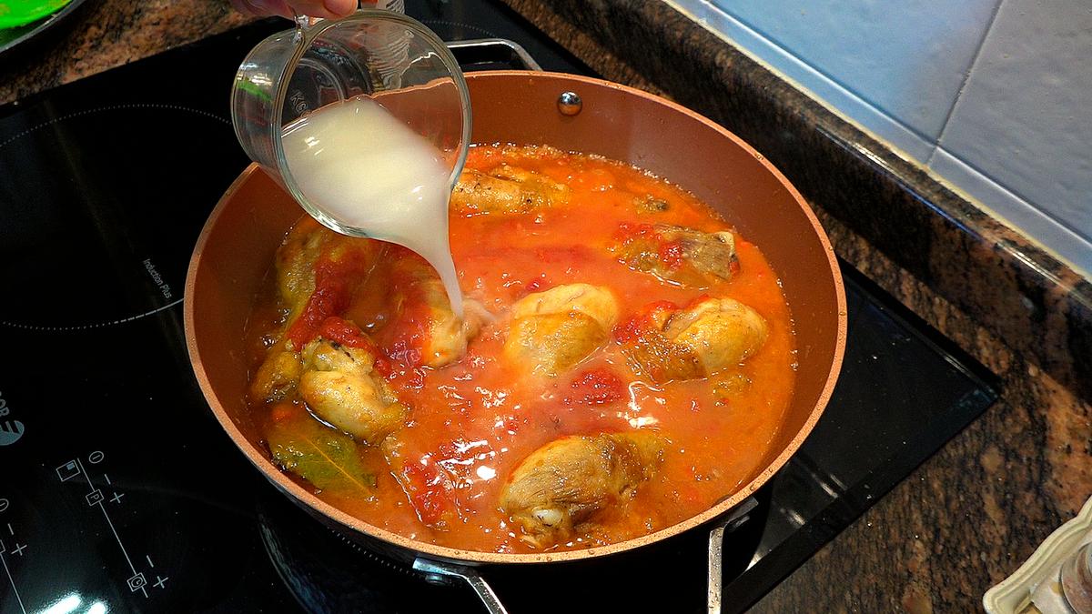 POLLO EN SALSA CON LA RECETA DE MI MADRE - Foto 9
