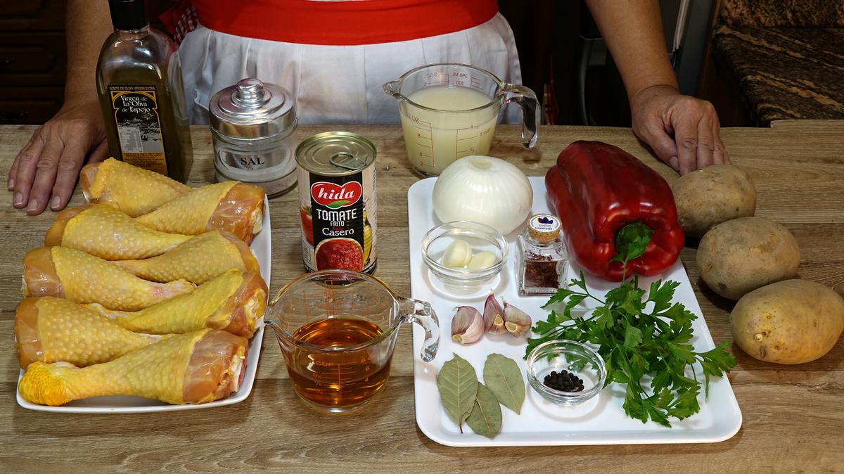POLLO EN SALSA CON LA RECETA DE MI MADRE - Foto 1