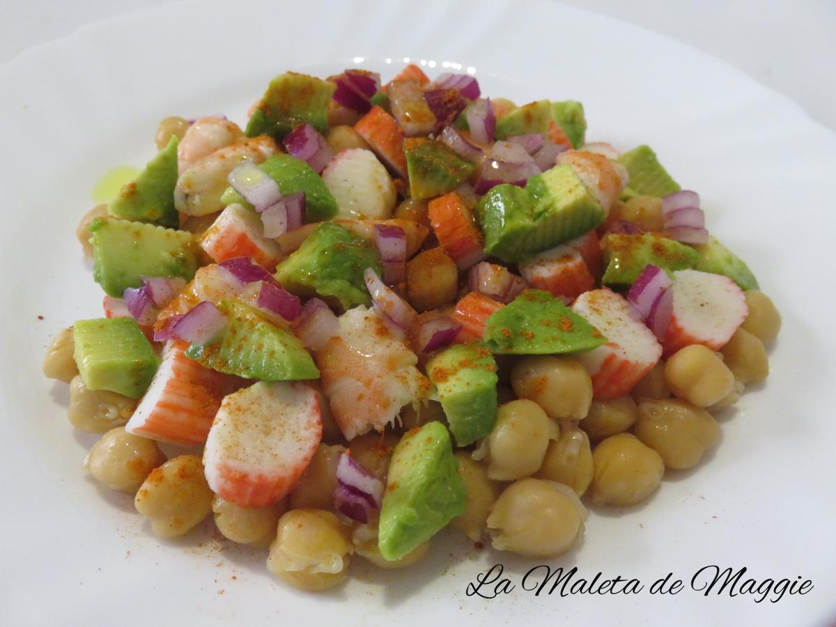 ensalada de garbanzos