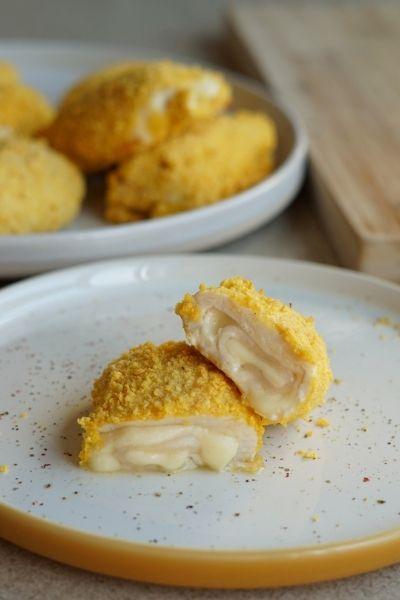 Rollitos de pollo y queso