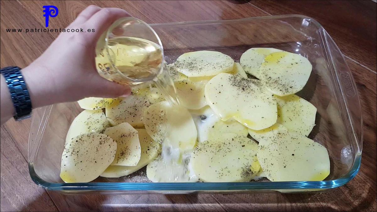 secreto asado a la miel con patatas