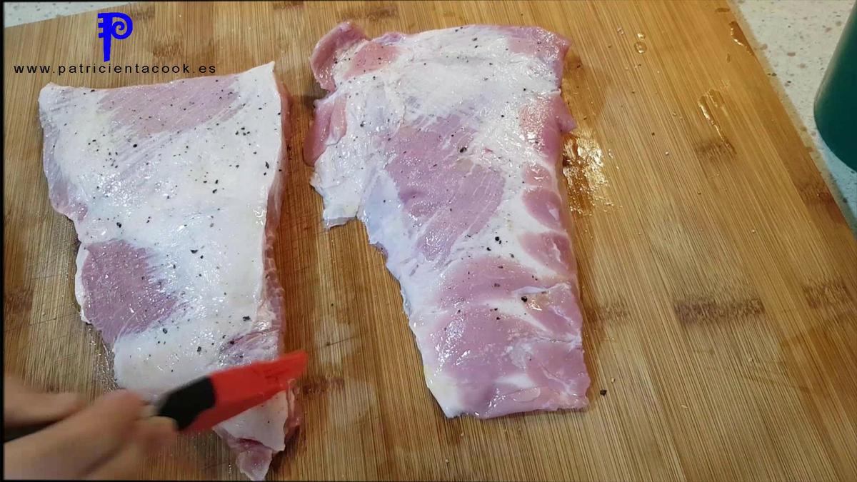 secreto asado a la miel con patatas