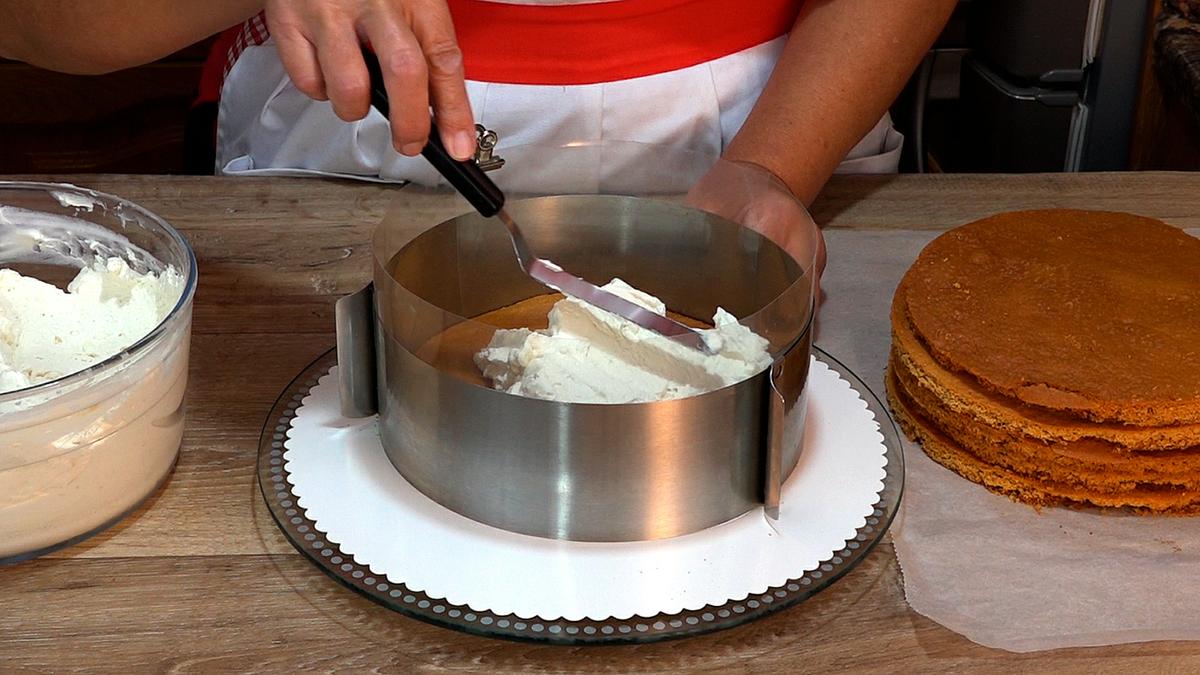 TARTA RUSA DE MIEL (PASTEL MEDOVIK) RUSSIAN HONEY CAKE - Foto 18