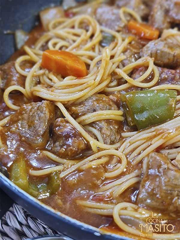 Cómo hacer tallarines chinos