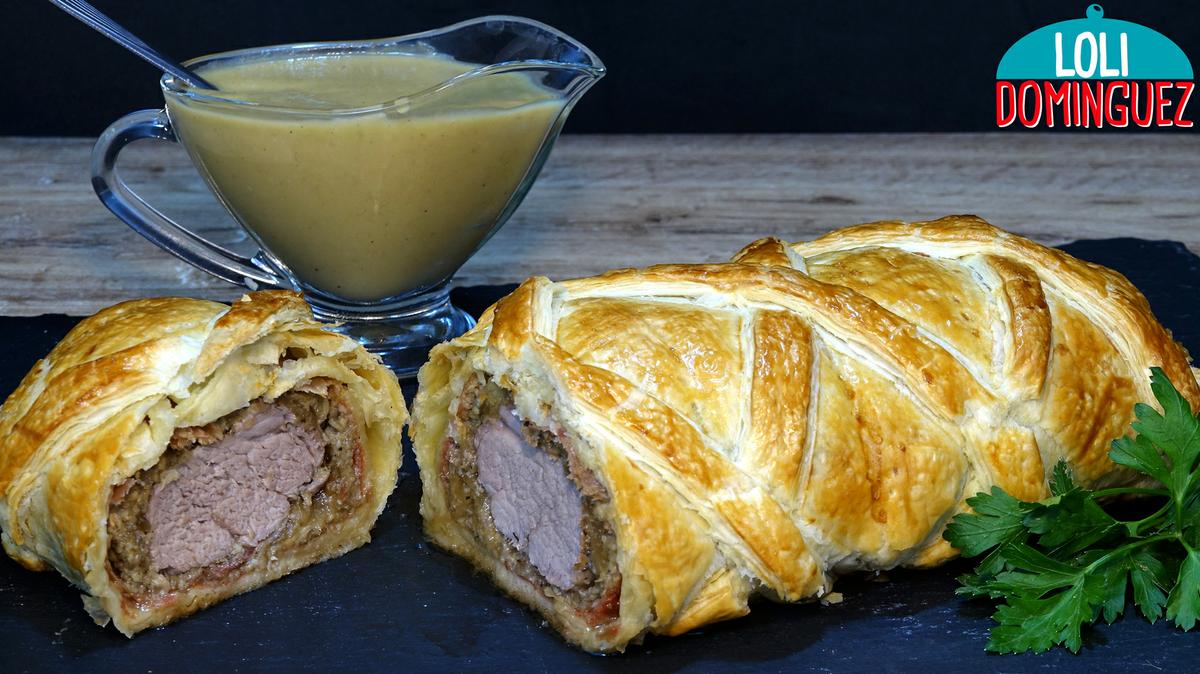 SOLOMILLO DE CERDO EN HOJALDRE ¡ESPECIAL NAVIDAD! Sobra decir que esta receta se puede hacer en cualquier época y momento del año, pero en las fechas Navideñas siempre buscamos recetas con las que sorprender a nuestra familia y amigos y os aseguro que con este solomillo el triunfo está asegurado