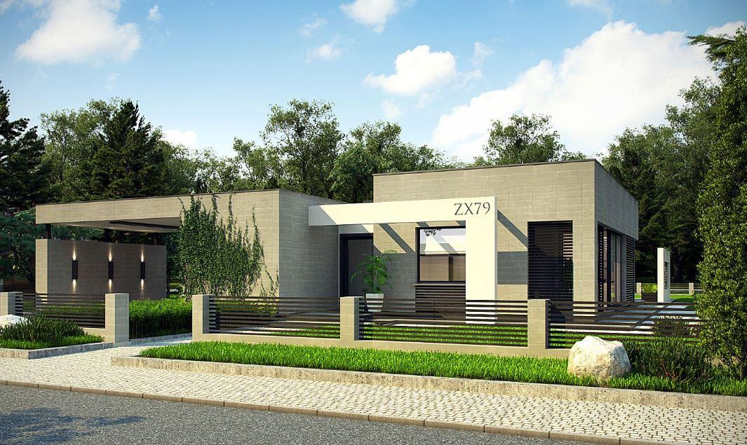 Fachadas de casas sencillas y elegantes