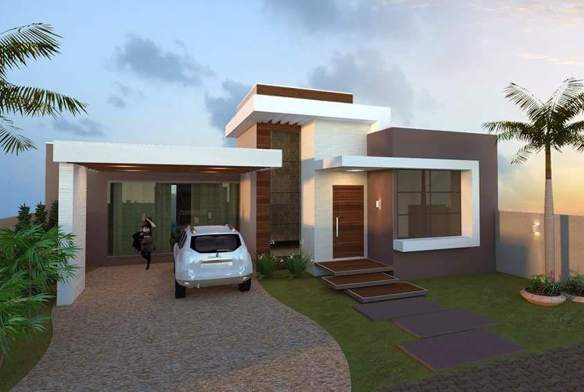 Casas de una planta con garaje