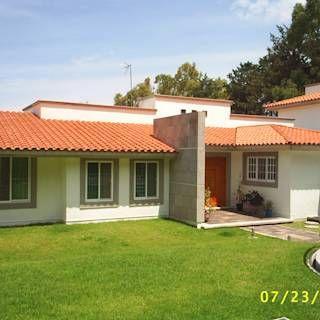 Diseños de casas de un piso con teja