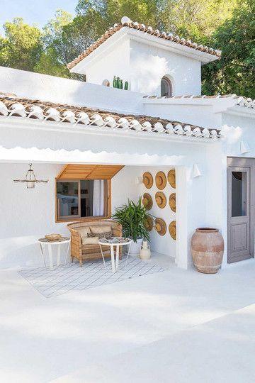 Ideas de casas blancas y modernas con jardín