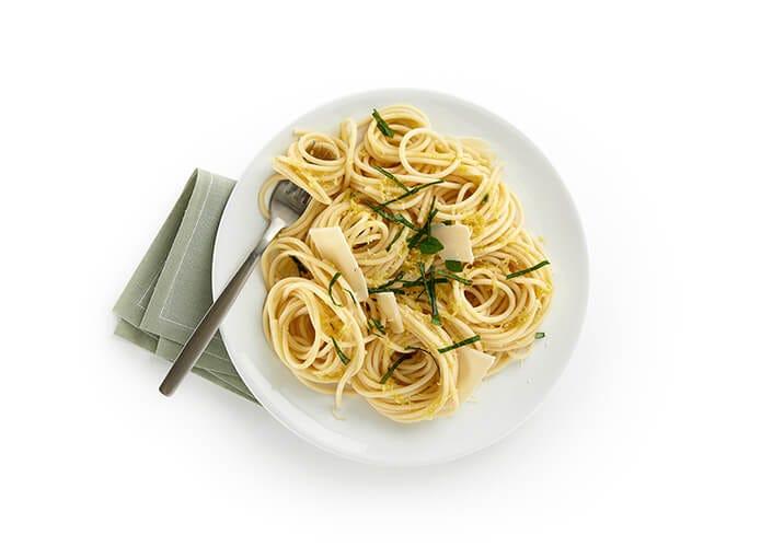 Spaghetti limone parmegiano
