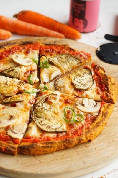 Pizza de zanahoria
