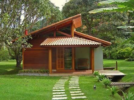 Casas rústicas para terrenos pequeños