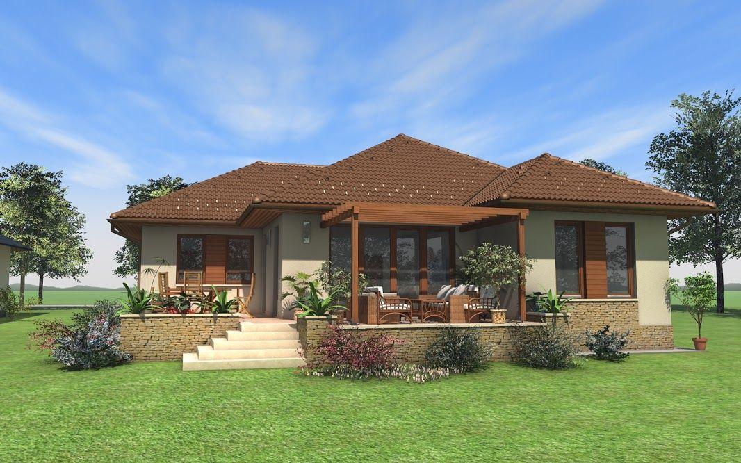 Diseños de casas rusticas pequeñas de un piso