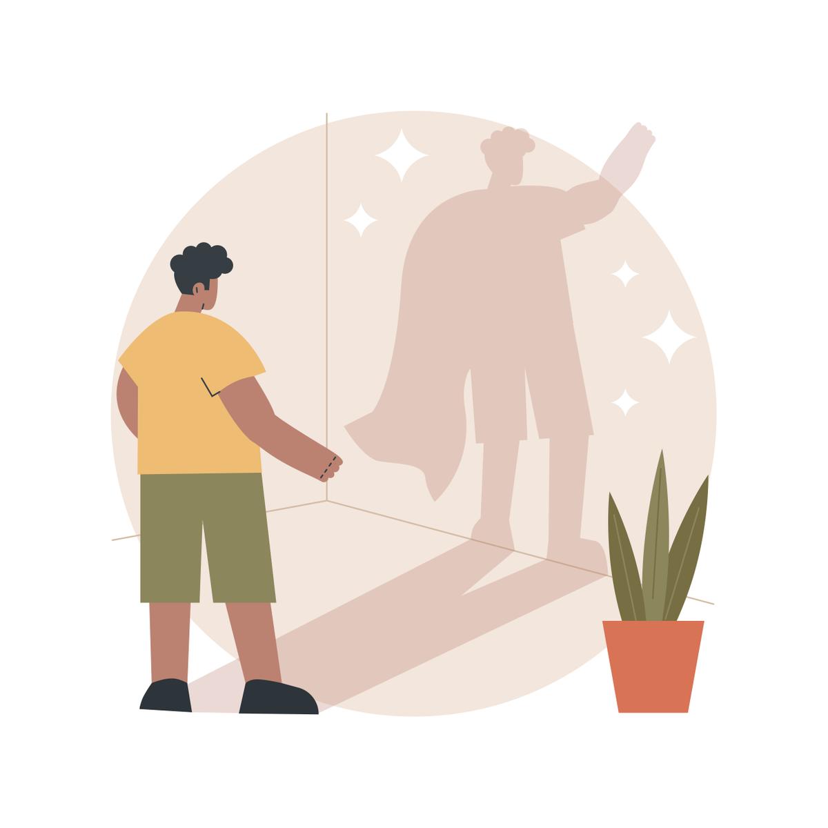 mi fisico en el espejo