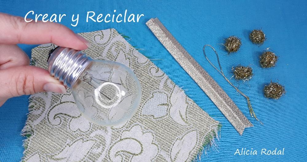 Decoraciones navideñas fáciles con bombillas o bombillos de luz fundidos o quemados, para hacer 3 ideas de adornos, figuras o guirnaldas decorativas para el árbol de Navidad o cualquier otra decoración navideña. Diy