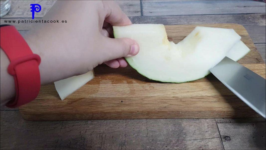 melón braseado con cecina de León, patricienta cook