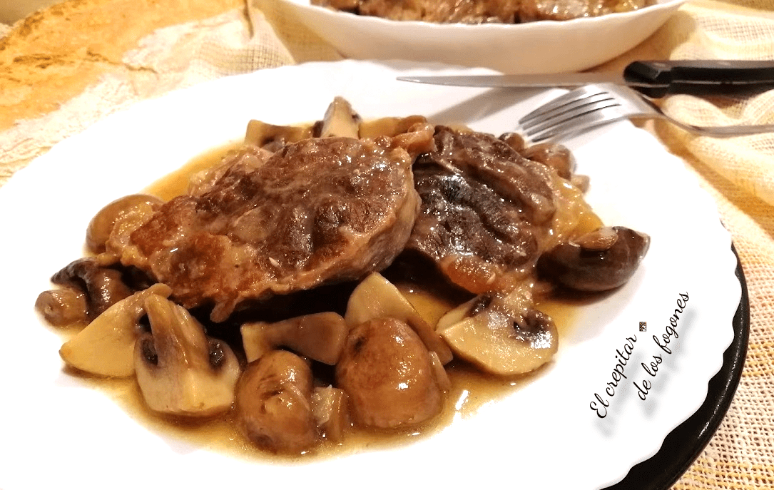 solomillo de cerdo en salsa