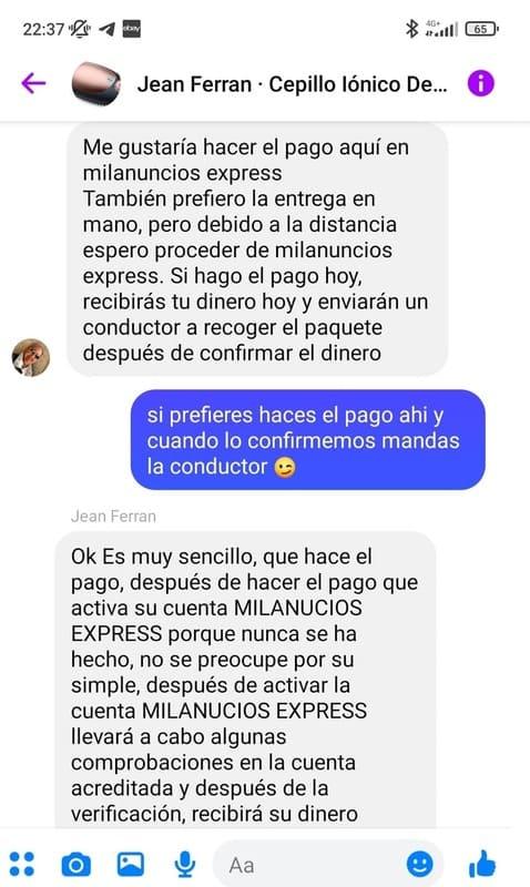 me han estafado en milanuncios