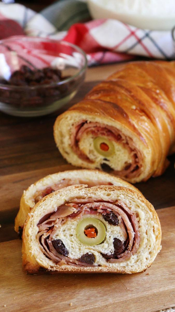 pan de jamon venezolano panceta papelon