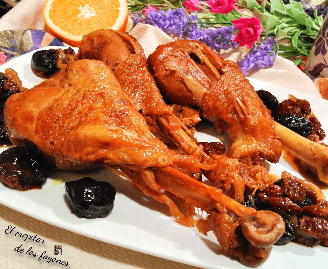 muslos de pavo en salsa