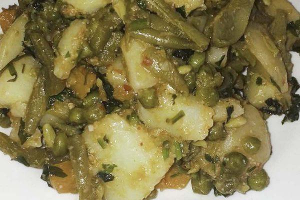 verduras-en-vapor-con-salsa-picante