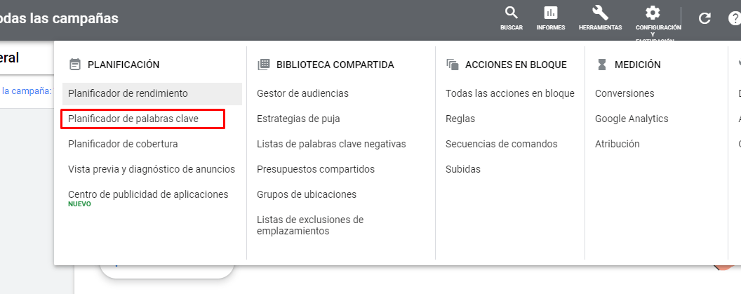 Google Keyword Planner