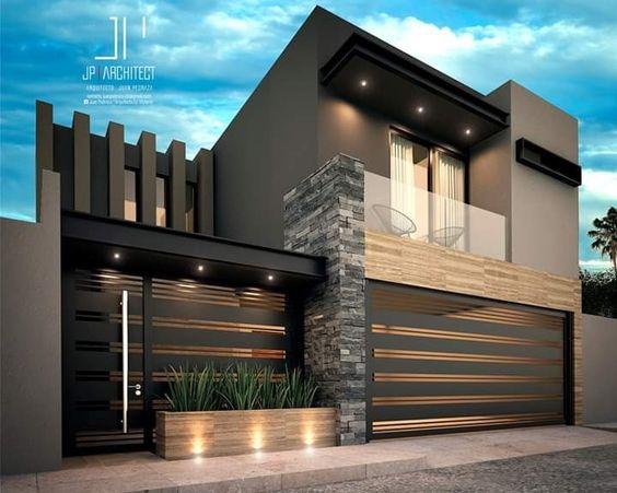 Casas con bardas modernas