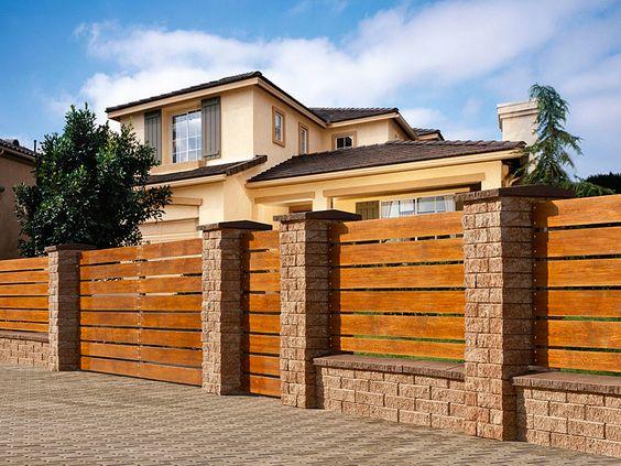 Casas con bardas de piedra