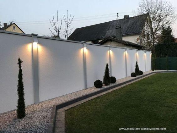 Fachadas de bardas frontales