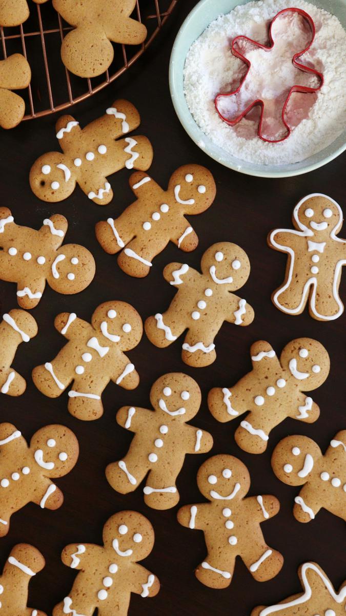 galletas de jengibre navideñas gingerbread cookies