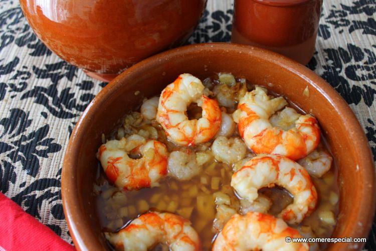 Gambas al ajillo aperitivo fácil