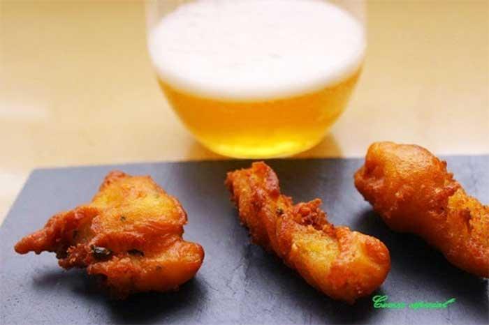 Churros de pescado, aperitivos fáciles